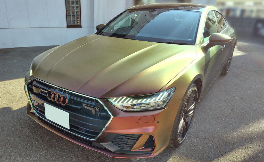 七欧産業株式会社アウディ（Audy）車フルラッピング